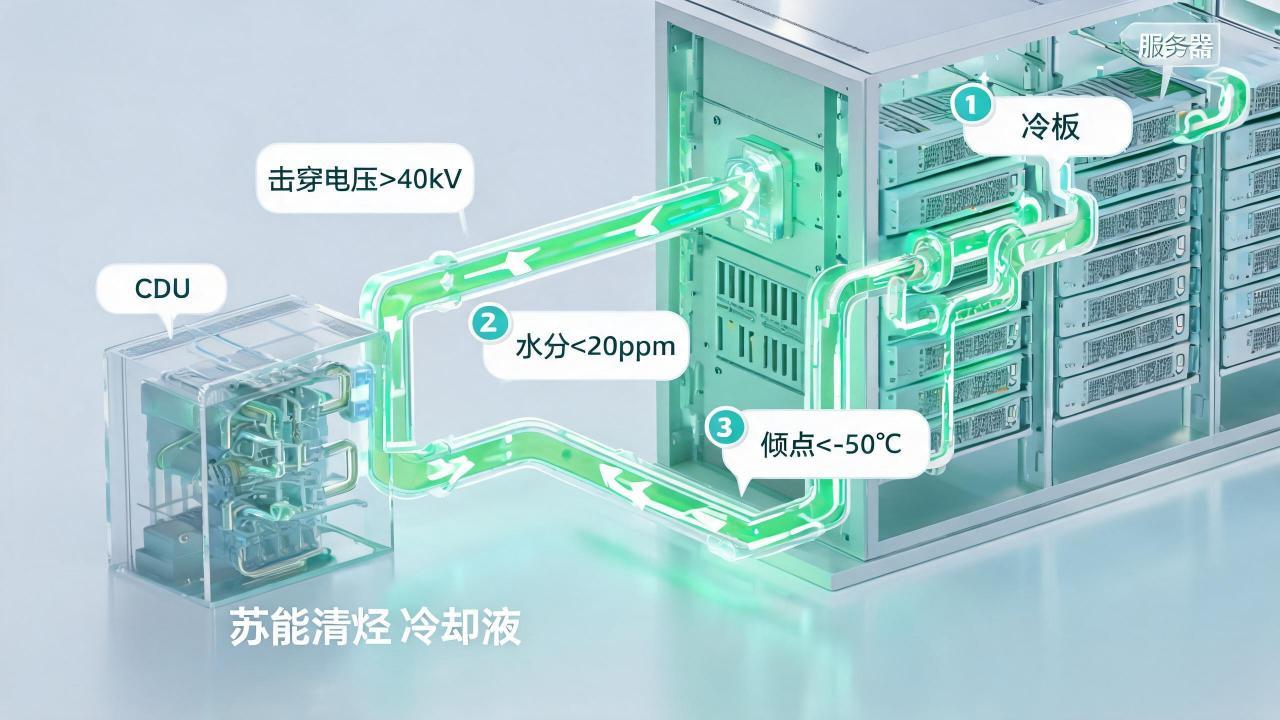 1783304826133521.jpg jimeng-2026-07-06-5416-苏能清烃产品与数据中心液冷系统集成示意图。建议:CDU+冷板+服务器3D半透明透...(1).jpg